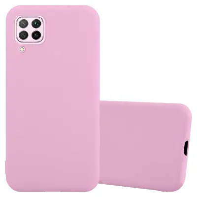 Cadorabo Case, združljiv s Huawei v Candy Pink - Zaščitni pokrov iz fleksibilnega silikona TPU