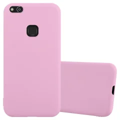 Cadorabo Case, združljiv s Huawei v Candy Pink - Zaščitni pokrov iz fleksibilnega silikona TPU
