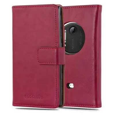 Cadorabo Case, združljiv z Nokia v vino rdeči - zaščitni pokrov z magnetnim zapiranjem, stoječo funkcijo in režo za kartico