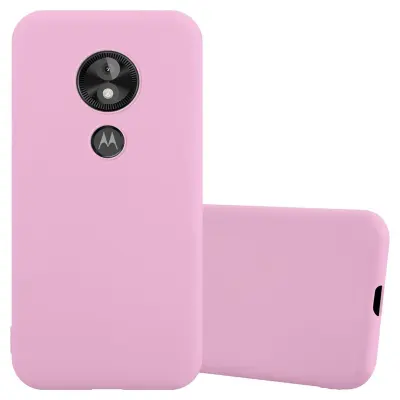 CADORABO Ohišje, združljiv z Motorolo v Candy Pink - Zaščitni pokrov iz fleksibilnega silikona TPU