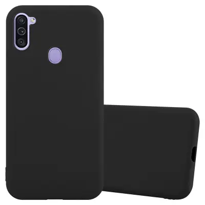 CADORABO Ohišje, združljiv s Samsungom v Candy Black - Zaščitni pokrov, narejen iz fleksibilnega silikona TPU