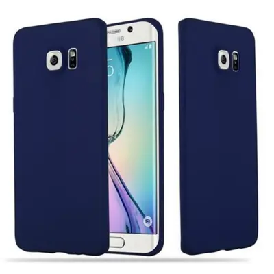 Cadorabo Case, združljiv s Samsungom v Candy Tarmno Blue - zaščitna prevleka iz fleksibilnega silikona TPU