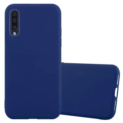 Cadorabo Case, združljiv s Samsungom v Candy Tarmno Blue - zaščitna prevleka iz fleksibilnega silikona TPU