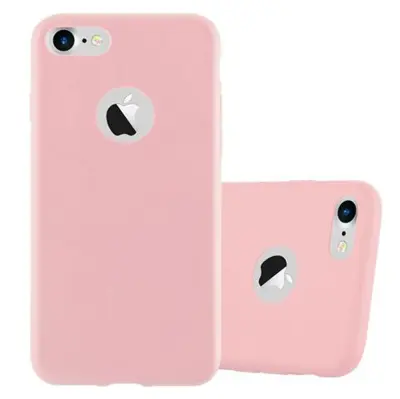 CADORABO Ohišje, združljiv z Apple v Candy Pink - Zaščitni pokrov iz fleksibilnega silikona TPU
