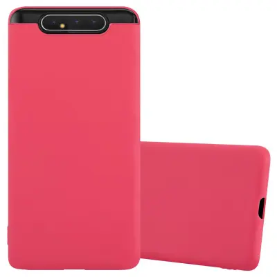 Cadorabo Case, združljiv s Samsungom v Candy Red - Zaščitni pokrov iz fleksibilnega silikona TPU
