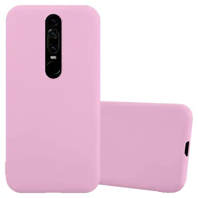 Cadorabo Case, združljiv s Huawei v Candy Pink - Zaščitni pokrov iz fleksibilnega silikona TPU