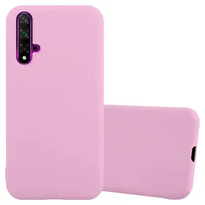 Cadorabo Case, združljiv s Huawei v Candy Pink - Zaščitni pokrov iz fleksibilnega silikona TPU
