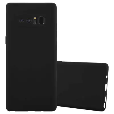 CADORABO Ohišje, združljiv s Samsungom v Candy Black - Zaščitni pokrov, narejen iz fleksibilnega silikona TPU