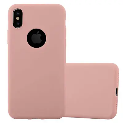 CADORABO Ohišje, združljiv z Apple v Candy Pink - Zaščitni pokrov iz fleksibilnega silikona TPU