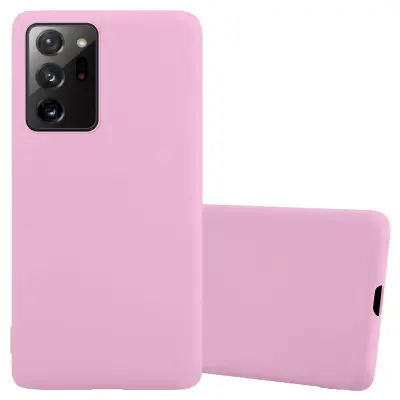 Cadorabo Case, združljiv s Samsungom v Candy Pink - Zaščitni pokrov iz fleksibilnega silikona TPU