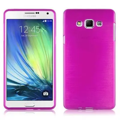 CADORABO Ohišje, združljiv s Samsungom v Pink - zaščitni pokrov iz fleksibilnega silikona TPU v brušenem dizajnu