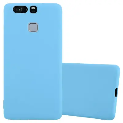 Cadorabo Case, združljiv s Huawei v Candy Blue - Zaščitni pokrov, narejen iz fleksibilnega silikona TPU