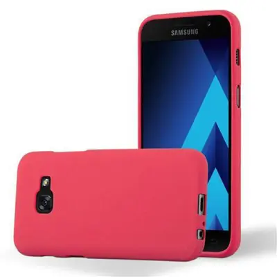 CADORABO Ohišje, združljiv s Samsungom v Frost Red - Zaščitni pokrov iz fleksibilnega silikona TPU