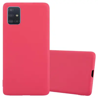 Cadorabo Case, združljiv s Samsungom v Candy Red - Zaščitni pokrov iz fleksibilnega silikona TPU