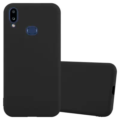 CADORABO Ohišje, združljiv s Samsungom v Candy Black - Zaščitni pokrov, narejen iz fleksibilnega silikona TPU
