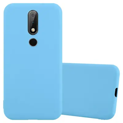 Cadorabo Case, združljiv z Nokia v Candy Blue - Zaščitni pokrov iz fleksibilnega silikona TPU