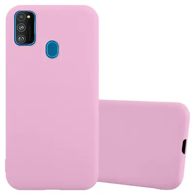 Cadorabo Case, združljiv s Samsungom v Candy Pink - Zaščitni pokrov iz fleksibilnega silikona TPU