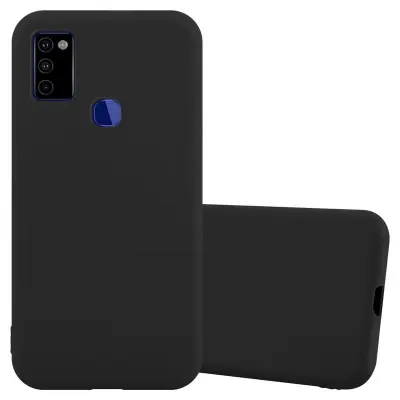 CADORABO Ohišje, združljiv s Samsungom v Candy Black - Zaščitni pokrov, narejen iz fleksibilnega silikona TPU