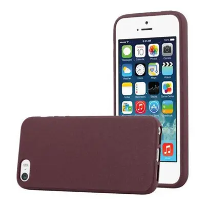 Cadorabo Case, združljiv z Apple in Frost Bordeaux Purple - zaščitni pokrov iz fleksibilnega silikona TPU