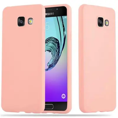 Cadorabo Case, združljiv s Samsungom v Candy Pink - Zaščitni pokrov iz fleksibilnega silikona TPU
