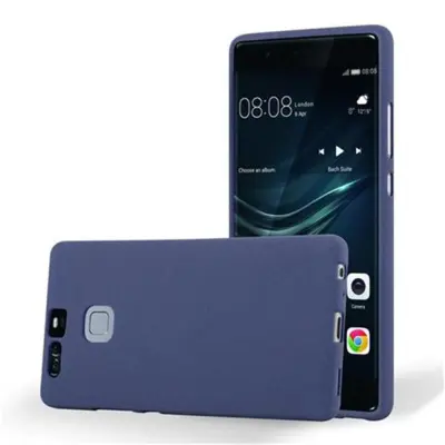Cadorabo Case, združljiv s Huawei v Frost Tarmno Blue - zaščitni pokrov iz fleksibilnega silikona TPU