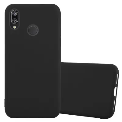 CADORABO Ohišje, združljiv s Huawei v Candy Black - Zaščitni pokrov, narejen iz fleksibilnega silikona TPU