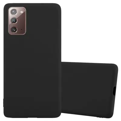 CADORABO Ohišje, združljiv s Samsungom v Candy Black - Zaščitni pokrov, narejen iz fleksibilnega silikona TPU