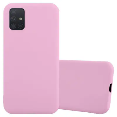 Cadorabo Case, združljiv s Samsungom v Candy Pink - Zaščitni pokrov iz fleksibilnega silikona TPU