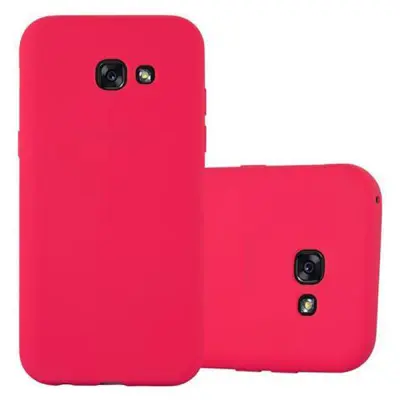 Cadorabo Case, združljiv s Samsungom v Candy Red - Zaščitni pokrov iz fleksibilnega silikona TPU