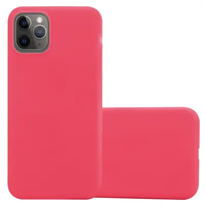 CADORABO Ohišje, združljiv z Apple v Candy Red - Zaščitni pokrov iz fleksibilnega silikona TPU