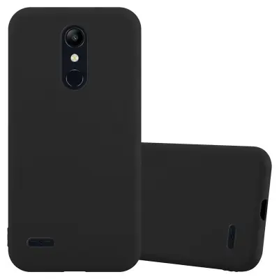 CADORABO Ohišje, združljiv z LG v Candy Black - Zaščitni pokrov iz fleksibilnega silikona TPU