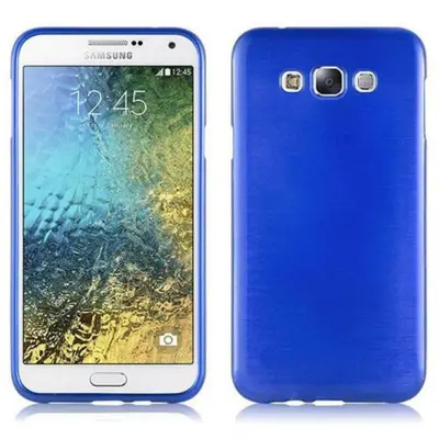 CADORABO Ohišje, združljiv s Samsungom v modrem - zaščitnem pokrovu, narejen iz fleksibilnega silikona TPU v brušenem dizajnu
