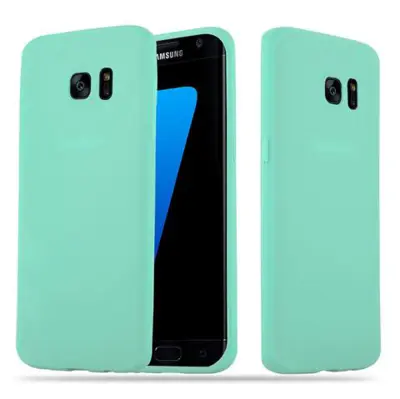 CADORABO Ohišje, združljiv s Samsungom v Candy Blue - Zaščitni pokrov iz fleksibilnega silikona TPU