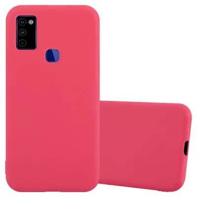 Cadorabo Case, združljiv s Samsungom v Candy Red - Zaščitni pokrov iz fleksibilnega silikona TPU