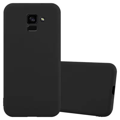 CADORABO Ohišje, združljiv s Samsungom v Candy Black - Zaščitni pokrov, narejen iz fleksibilnega silikona TPU