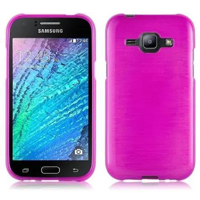CADORABO Ohišje, združljiv s Samsungom v Pink - zaščitni pokrov iz fleksibilnega silikona TPU v brušenem dizajnu