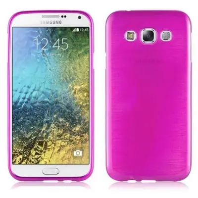 CADORABO Ohišje, združljiv s Samsungom v Pink - zaščitni pokrov iz fleksibilnega silikona TPU v brušenem dizajnu