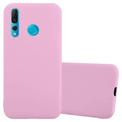 Cadorabo Case, združljiv s Huawei v Candy Pink - Zaščitni pokrov iz fleksibilnega silikona TPU