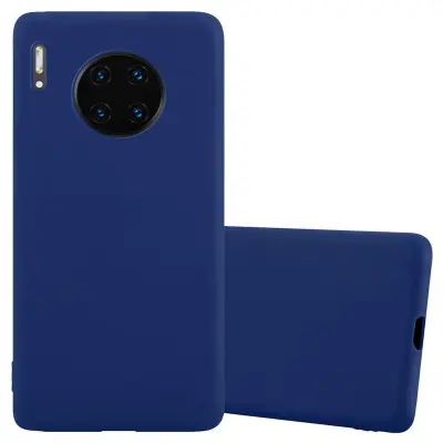 Cadorabo Case, združljiv s Huawei v Candy Tarmno Blue - zaščitna prevleka iz fleksibilnega silikona TPU