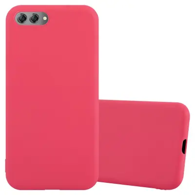 Cadorabo Case, združljiv s Huawei v Candy Red - Zaščitni pokrov, narejen iz fleksibilnega silikona TPU