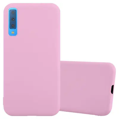 Cadorabo Case, združljiv s Samsungom v Candy Pink - Zaščitni pokrov iz fleksibilnega silikona TPU
