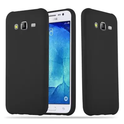 CADORABO Ohišje, združljiv s Samsungom v Candy Black - Zaščitni pokrov, narejen iz fleksibilnega silikona TPU
