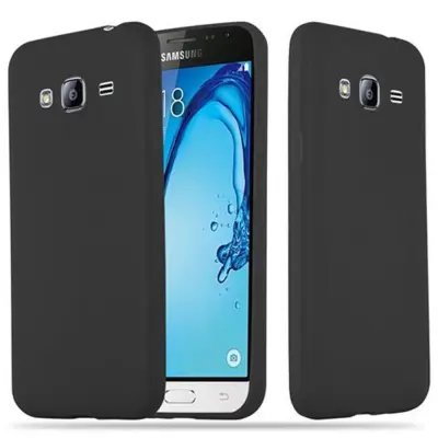 CADORABO Ohišje, združljiv s Samsungom v Candy Black - Zaščitni pokrov, narejen iz fleksibilnega silikona TPU
