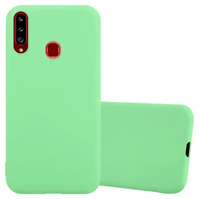 Cadorabo Case, združljiv s Samsungom v Candy Pastel Green - Zaščitni pokrov iz fleksibilnega silikona TPU