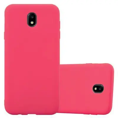 Cadorabo Case, združljiv s Samsungom v Candy Red - Zaščitni pokrov iz fleksibilnega silikona TPU