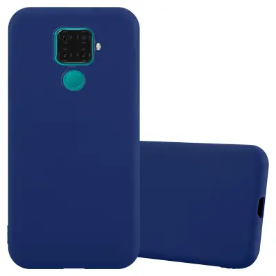 Cadorabo Case, združljiv s Huawei v Candy Tarmno Blue - zaščitna prevleka iz fleksibilnega silikona TPU