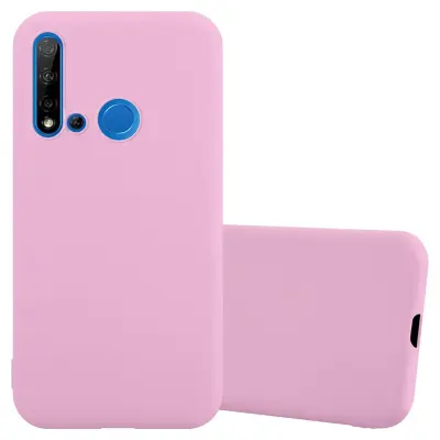 Cadorabo Case, združljiv s Huawei v Candy Pink - Zaščitni pokrov iz fleksibilnega silikona TPU
