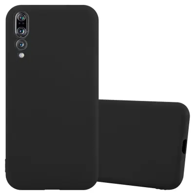 CADORABO Ohišje, združljiv s Huawei v Candy Black - Zaščitni pokrov, narejen iz fleksibilnega silikona TPU
