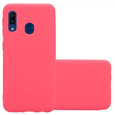 Cadorabo Case, združljiv s Samsungom v Candy Red - Zaščitni pokrov iz fleksibilnega silikona TPU
