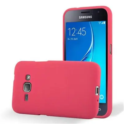 CADORABO Ohišje, združljiv s Samsungom v Frost Red - Zaščitni pokrov iz fleksibilnega silikona TPU